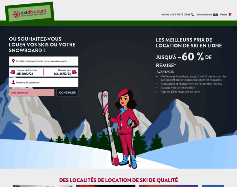Skidiscount.fr thumbnail Skidiscount.fr thumbnail