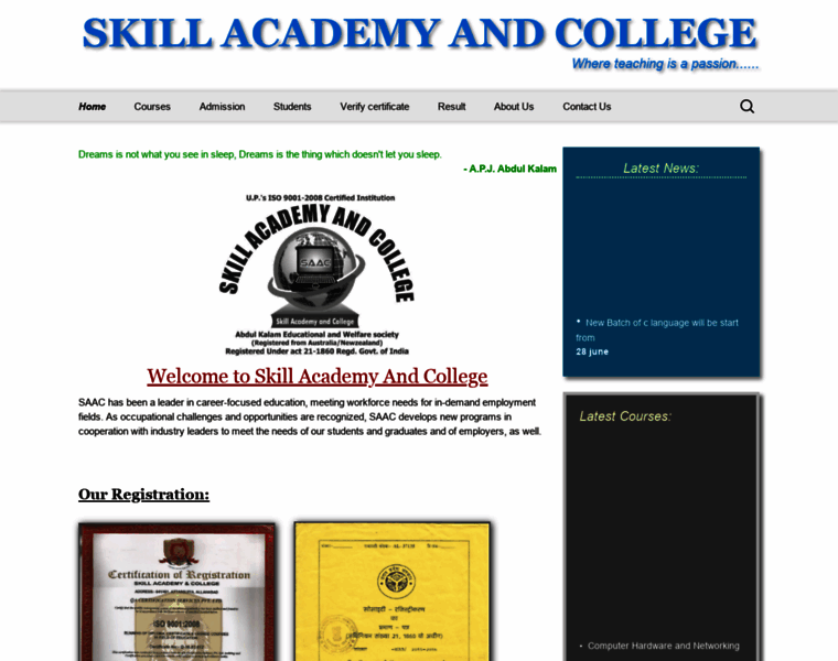 Skillacademyandcollege.in thumbnail
