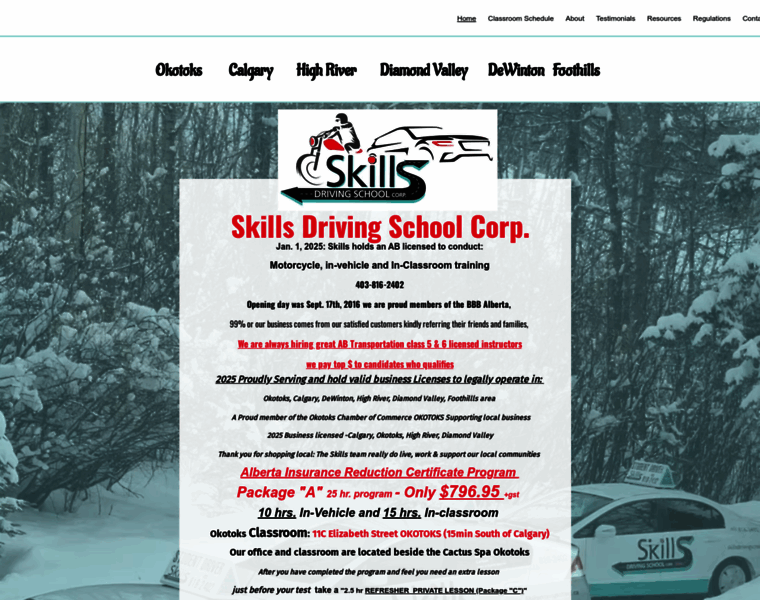 Skillsdrivingschool.ca thumbnail