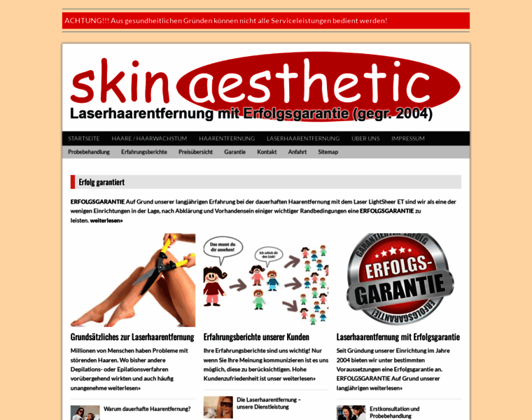 Skin-aesthetic.de thumbnail