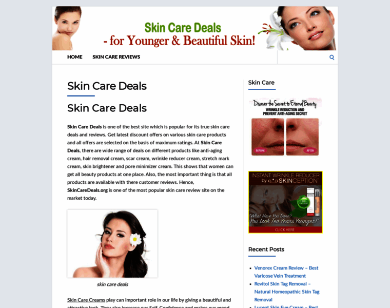Skincaredeals.org thumbnail