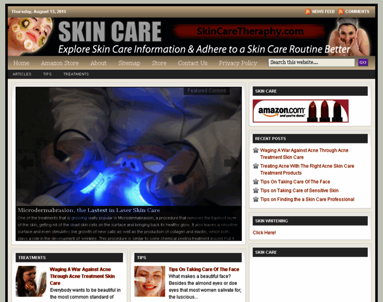 Skincaretheraphy.com thumbnail