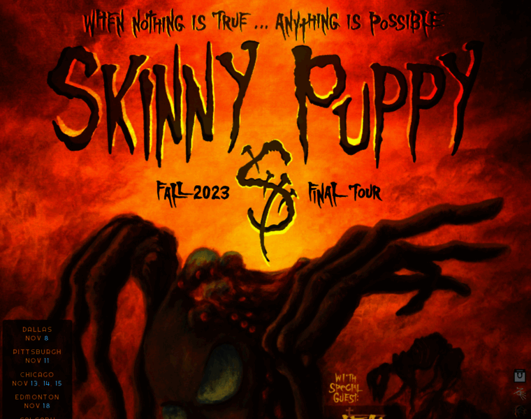 Skinnypuppy.com thumbnail