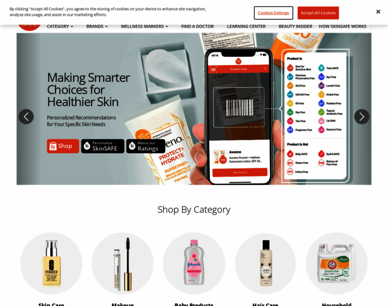 Skinsafeproducts.com thumbnail