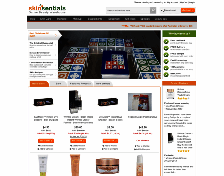 Skinsentials.com.au thumbnail