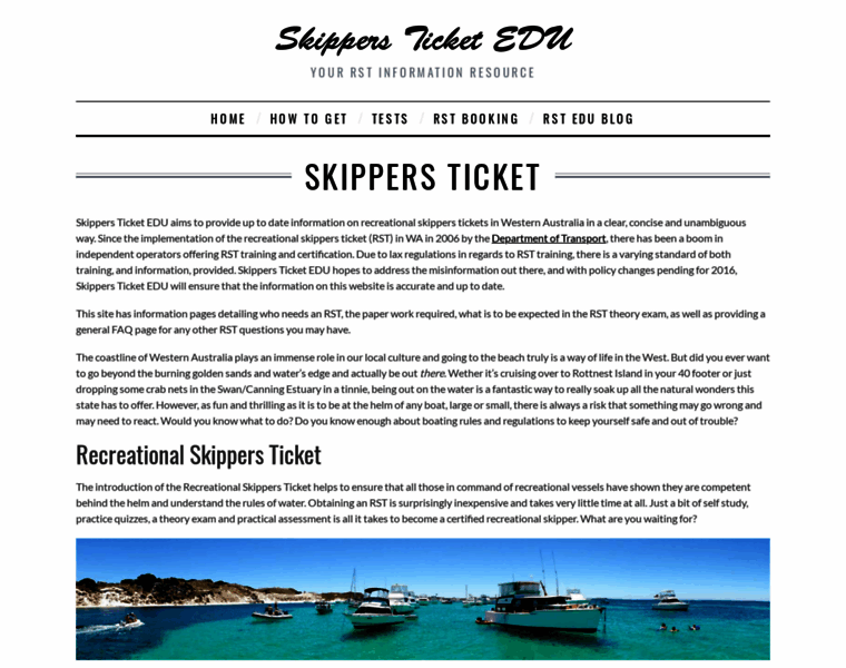 Skippersticket.edu.au thumbnail