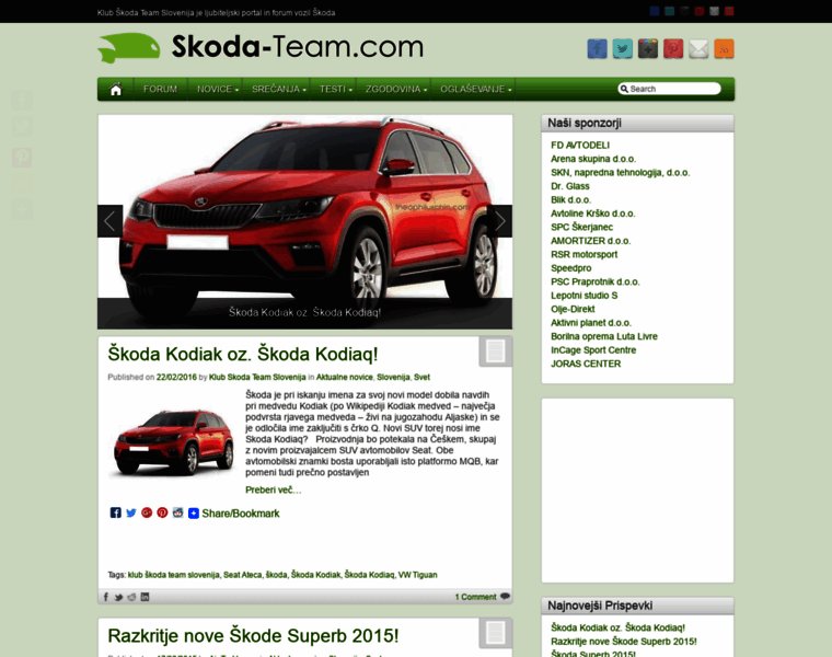 Skoda-team.com thumbnail