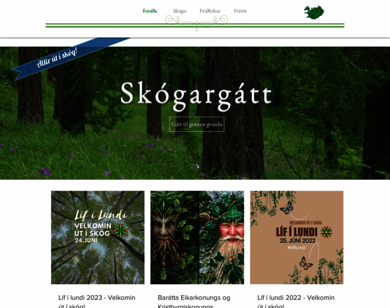 Skogargatt.is thumbnail