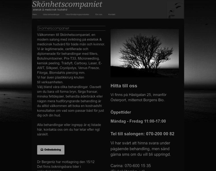Skonhetscompaniet.com thumbnail