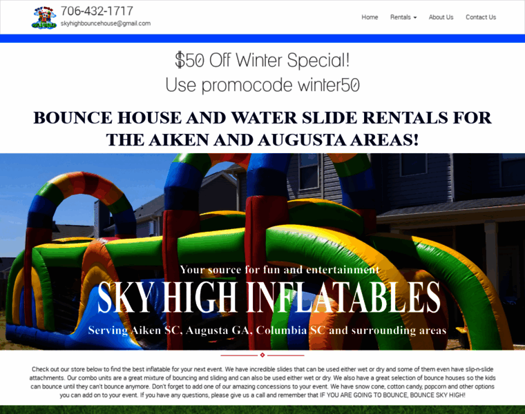 Sky-high-inflatables.com thumbnail