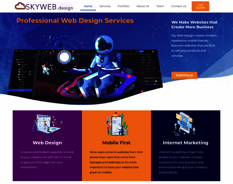 Sky-webdesign.com thumbnail