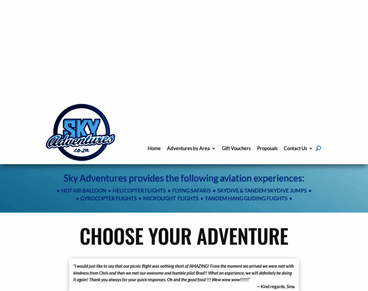 Skyadventures.co.za thumbnail