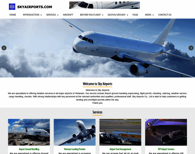 Skyairports.com thumbnail