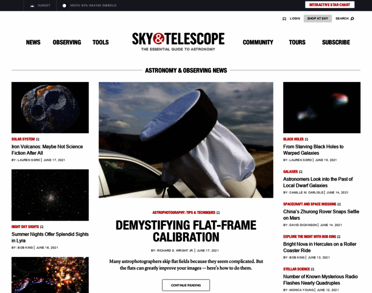 Skyandtelescope.com thumbnail
