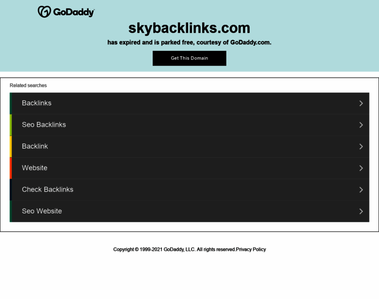 Skybacklinks.com thumbnail