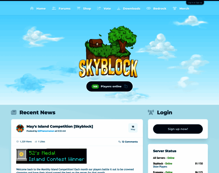Skyblock.net thumbnail
