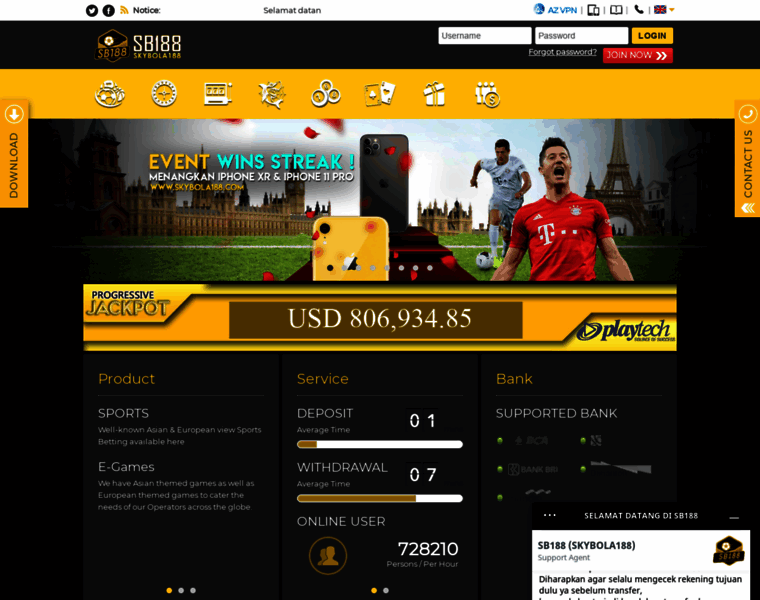 Skybola88.com thumbnail