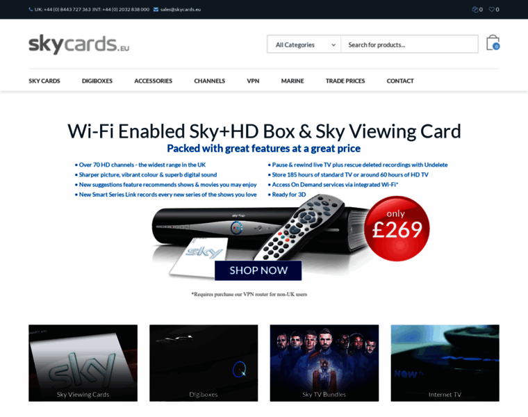 Skycards.eu thumbnail