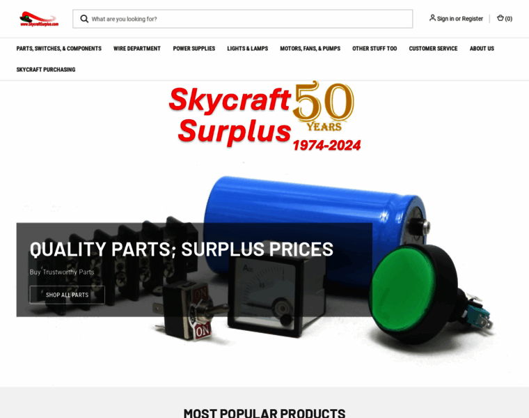 Skycraftsurplus.com thumbnail