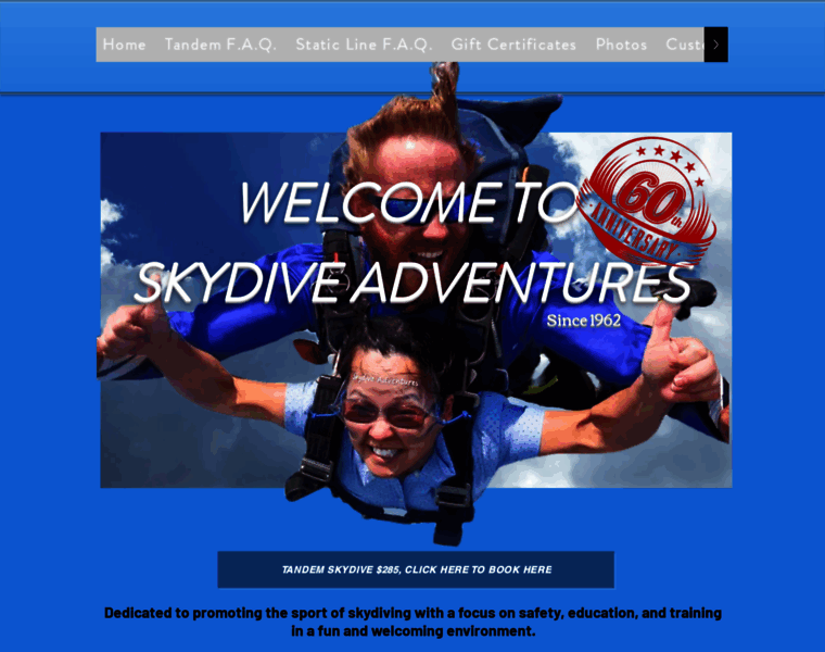 Skydiveadventures.net thumbnail