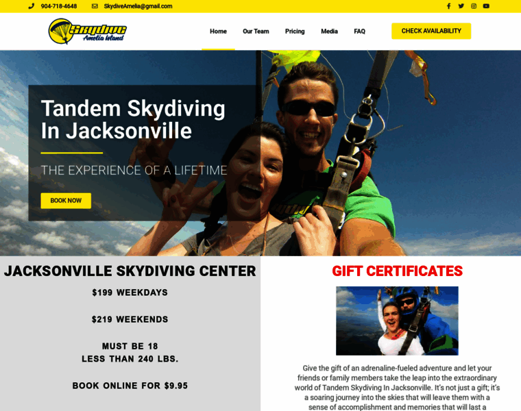 Skydivethebeachjacksonville.com thumbnail