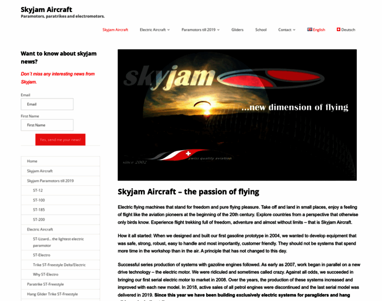 Skyjam-aircraft.com thumbnail