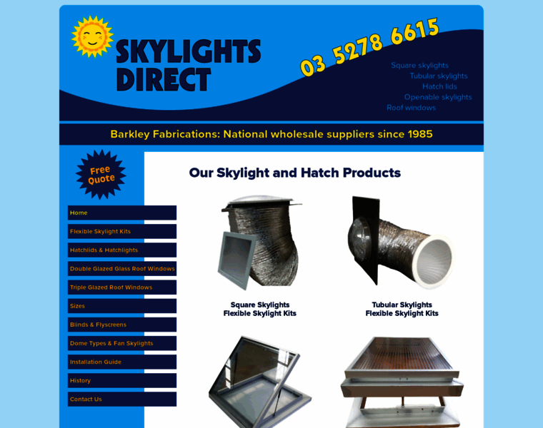 Skylightsdirect.com.au thumbnail