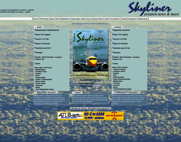 Skyliner-aviation.de thumbnail