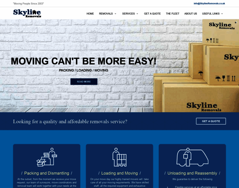 Skylineremovals.co.uk thumbnail
