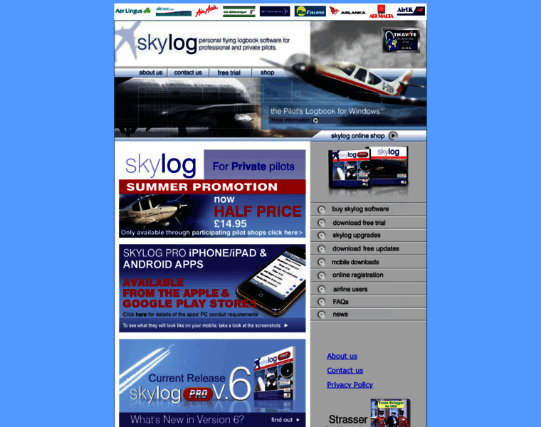 Skylogservices.co.uk thumbnail