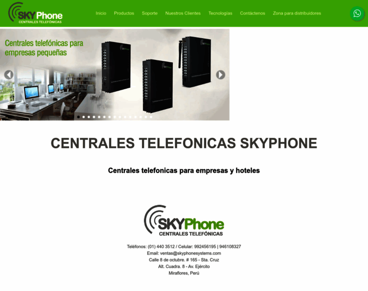 Skyphonesystems.com thumbnail