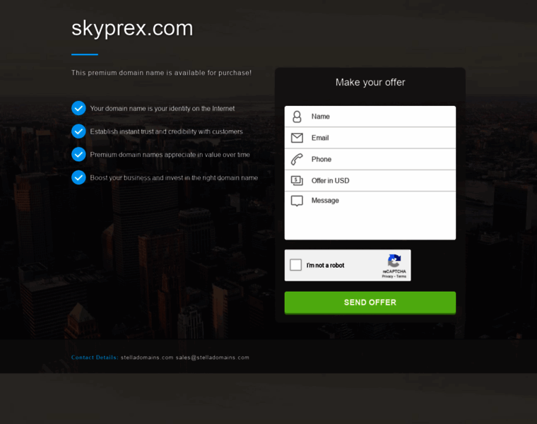 Skyprex.com thumbnail