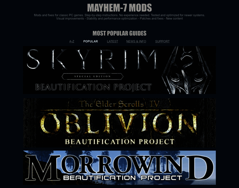 Skyrim-beautification-project.com thumbnail