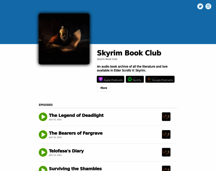 Skyrimbookclub.ca thumbnail