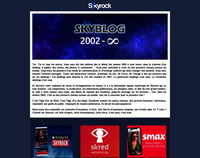 Skyrock.net thumbnail