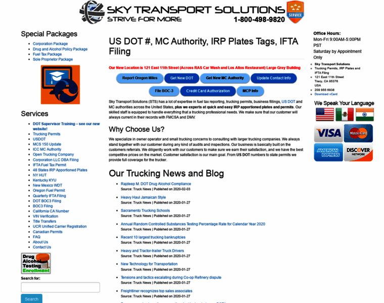 Skytransportsolutions.com thumbnail