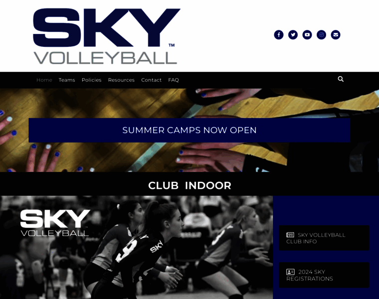 Skyvolleyballclub.ca thumbnail