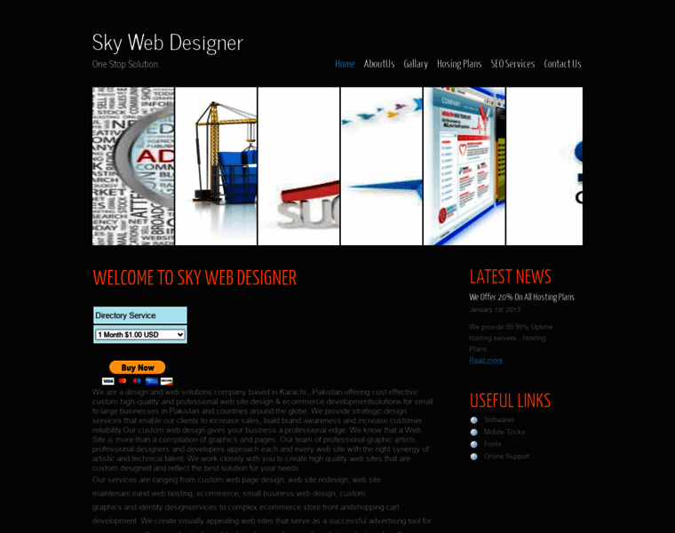 Skywebdesigner.com thumbnail