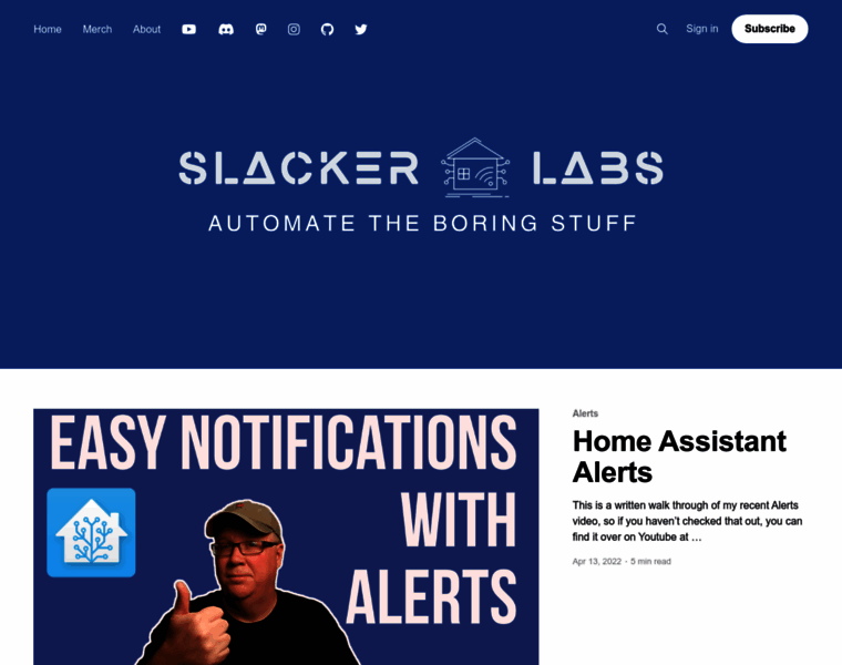 Slacker-labs.com thumbnail