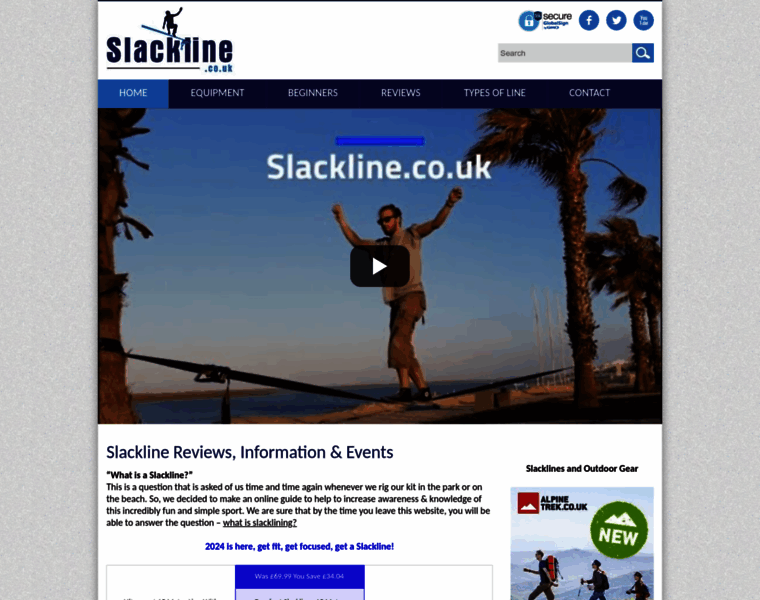 Slackline.co.uk thumbnail