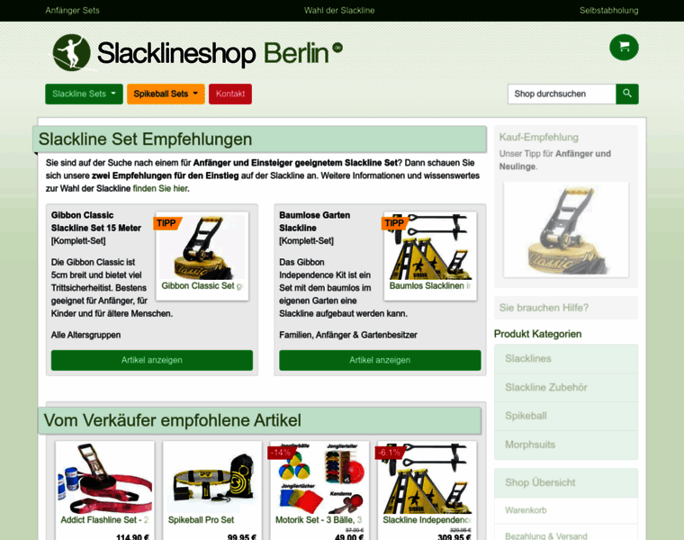 Slacklineshop-berlin.de thumbnail