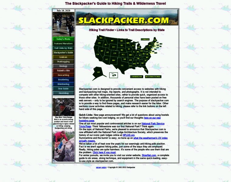 Slackpacker.com thumbnail