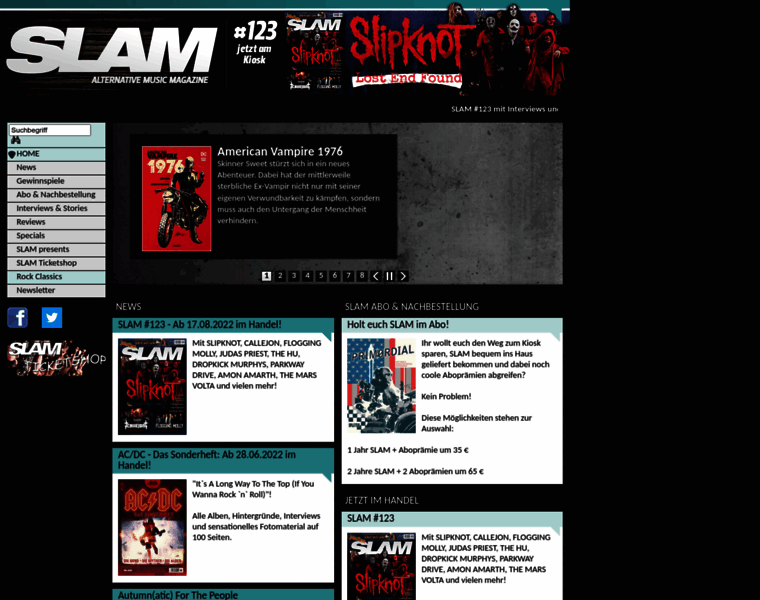 Slam-zine.com thumbnail
