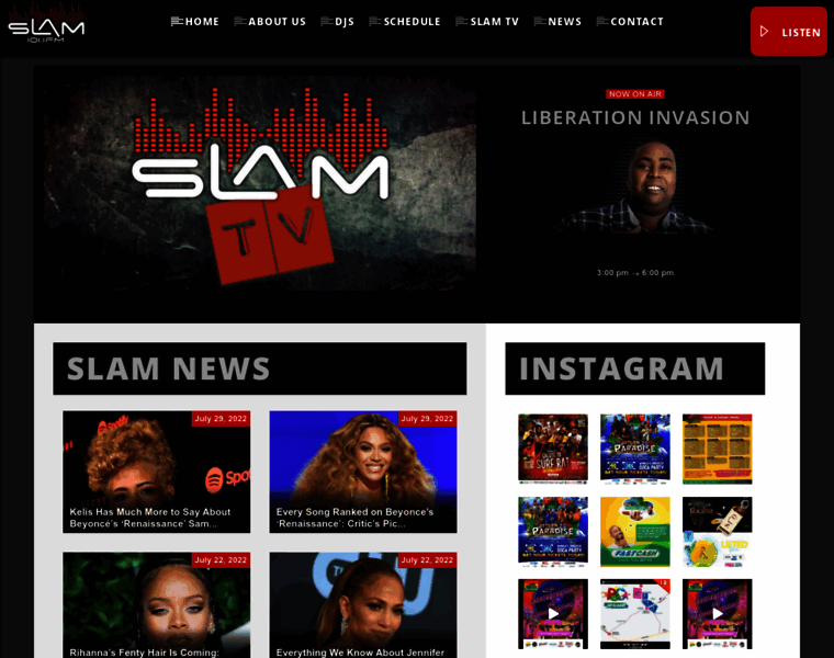 Slam101fm.com thumbnail