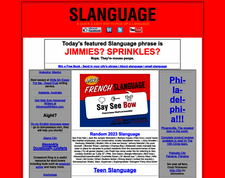 Slanguage.com thumbnail