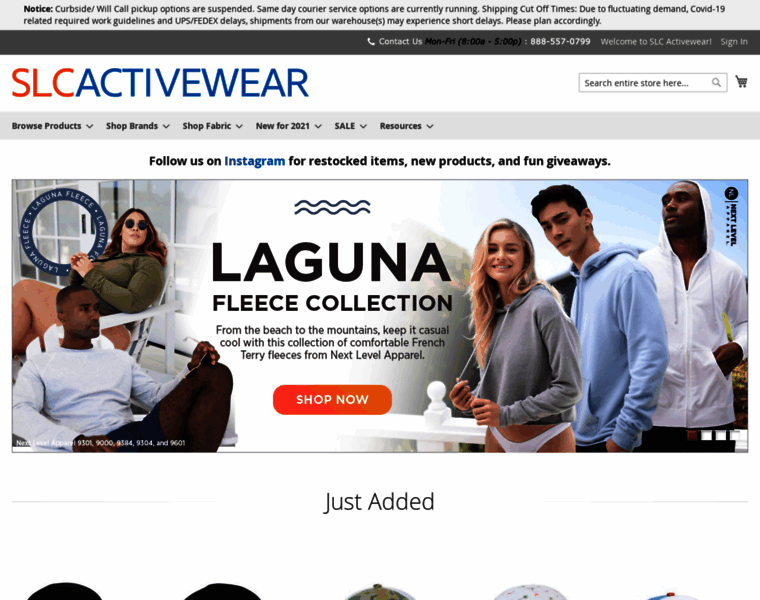 Slcactivewear.com thumbnail