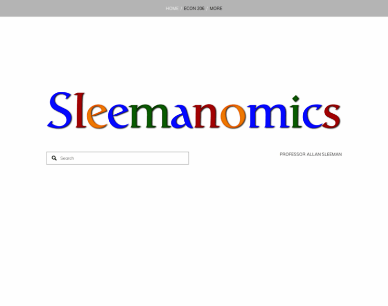 Sleemanomics.com thumbnail