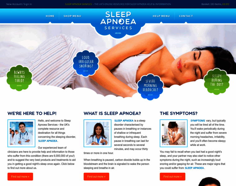 Sleepapnoea.com thumbnail