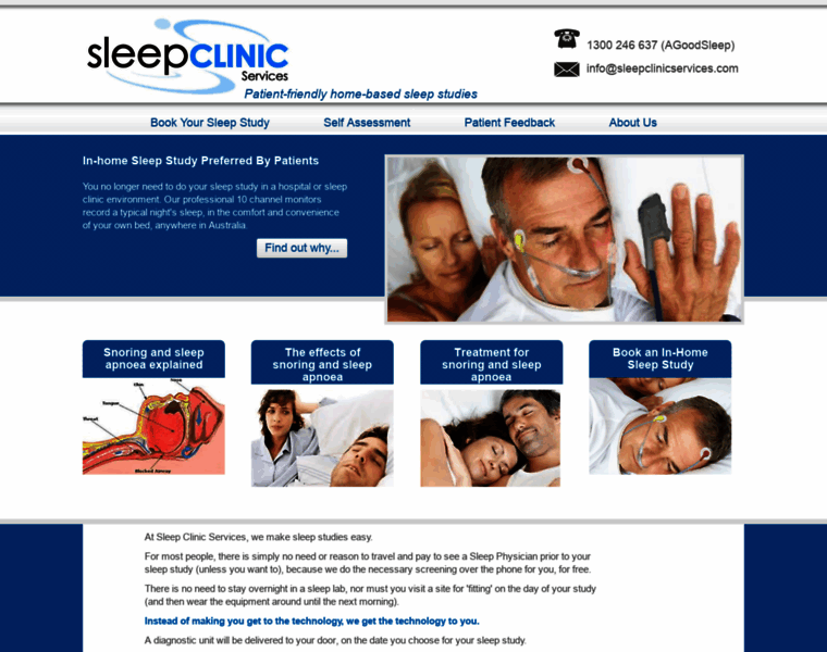 Sleepclinicservices.com thumbnail