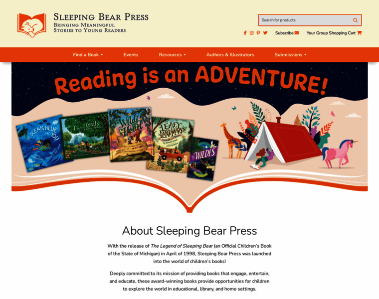 Sleepingbearpress.com thumbnail